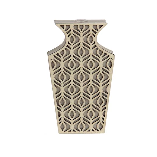Jonathan Adler x Michaels 5" Wavy Lattice DIY Wood Vase